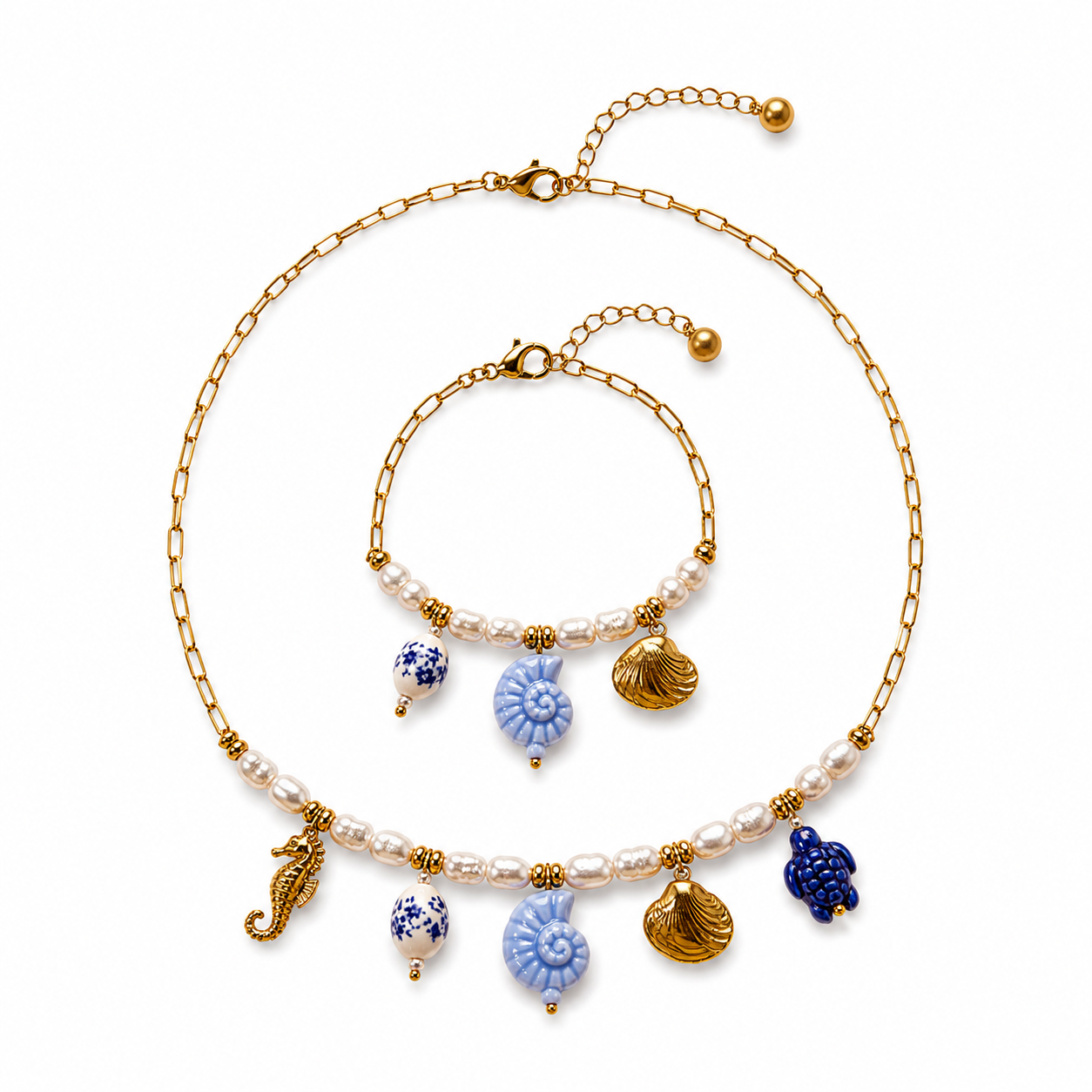 SET COLLANA E BRACCIALE POSITANO