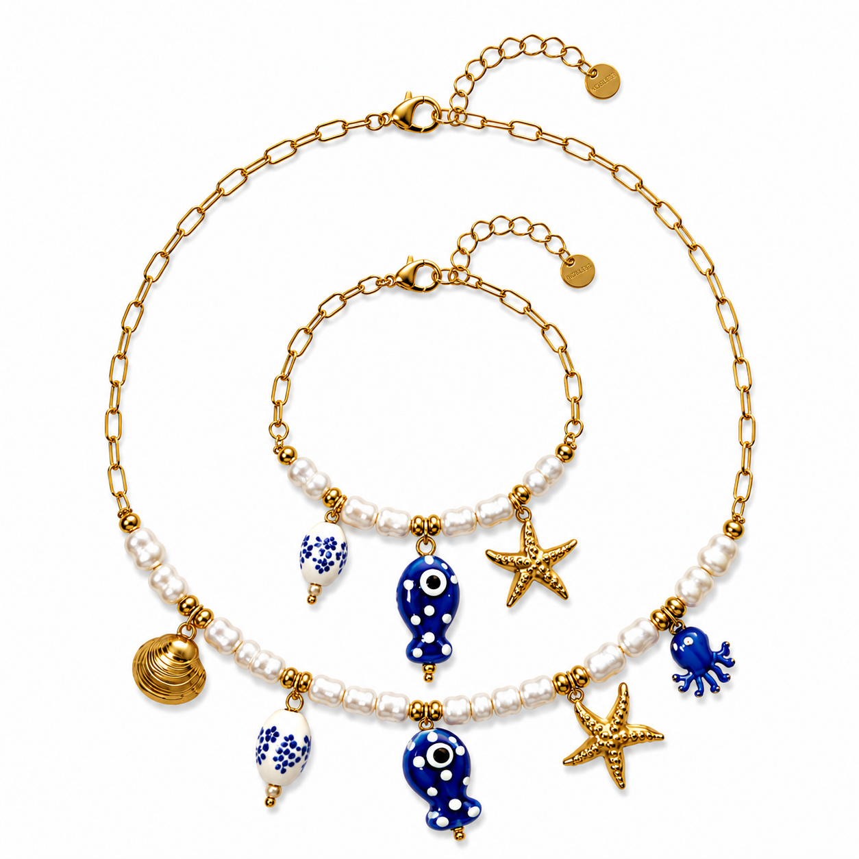 SET COLLANA E BRACCIALE POSITANO
