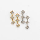 ORECCHINI MAIA 3 FIORI