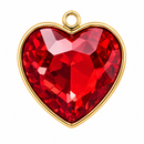 CHARM CUORE ZIRCONE