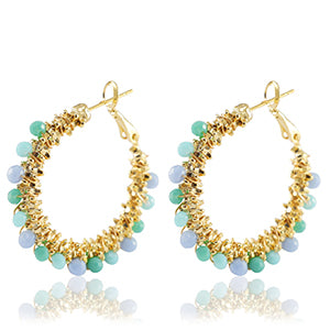OMAGGIO ORECCHINI PERLINE GOLD
