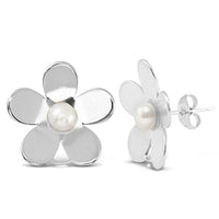 OMAGGIO ORECCHINI FIORE CON PERLA