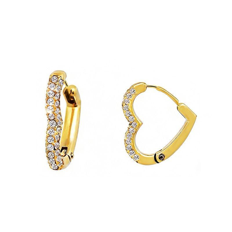 ORECCHINI CUORE SHINE