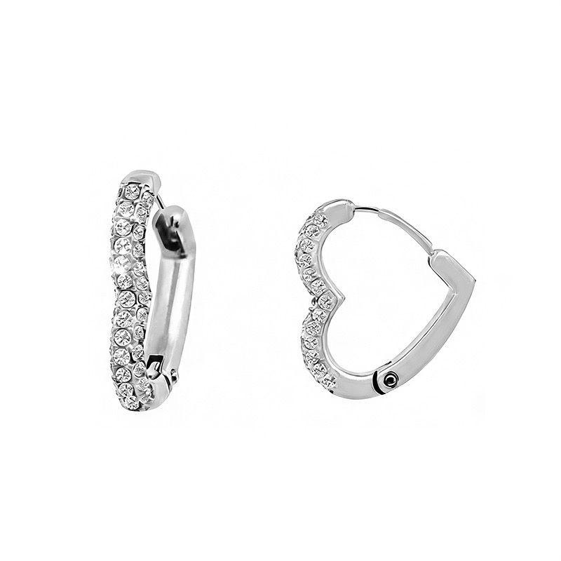 ORECCHINI CUORE SHINE