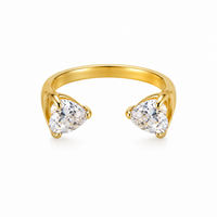 ANELLO CUORE DOPPIO