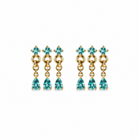 ORECCHINI TRIO CRYSTAL