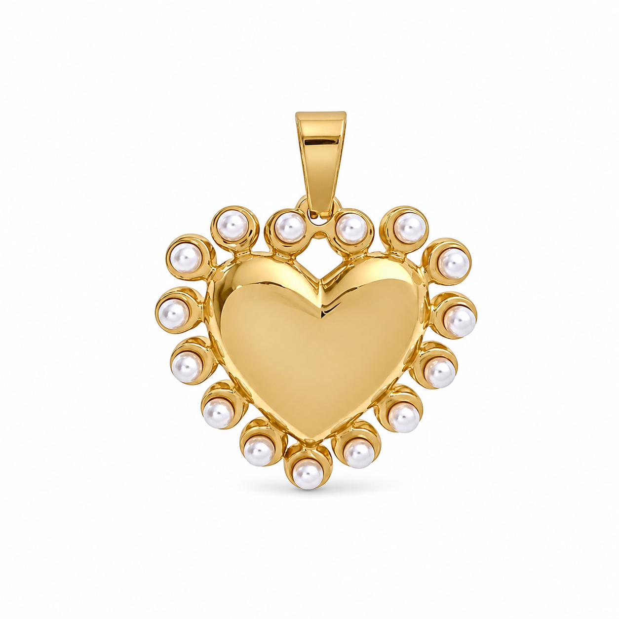 CHARM CUORE PERLATO