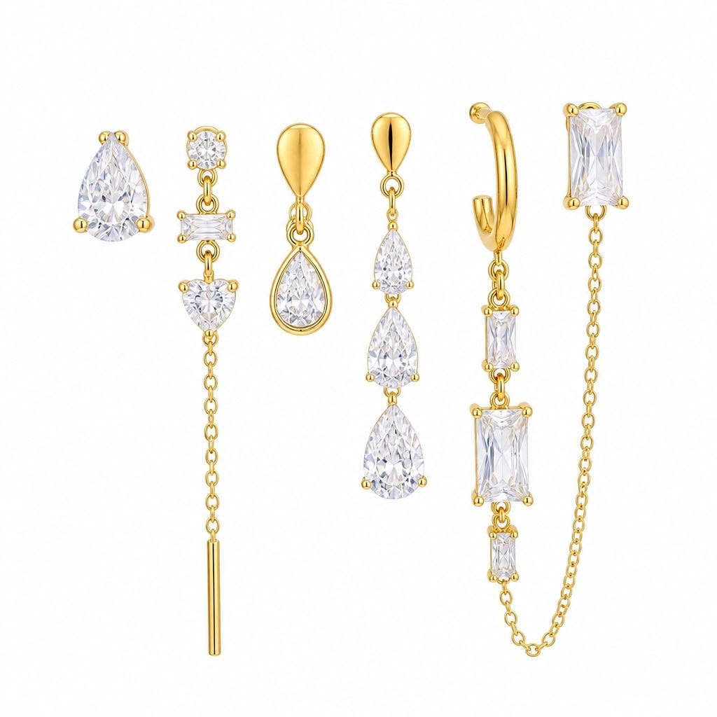 SET ORECCHINI LUMIERE