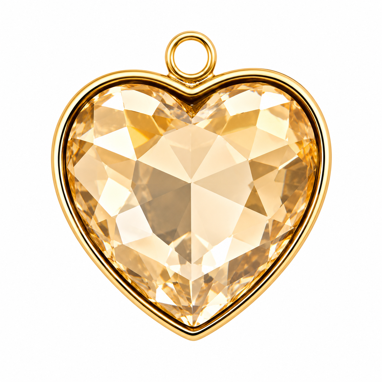CHARM CUORE ZIRCONE