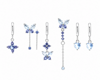 SET ORECCHINI BUTTERFLY