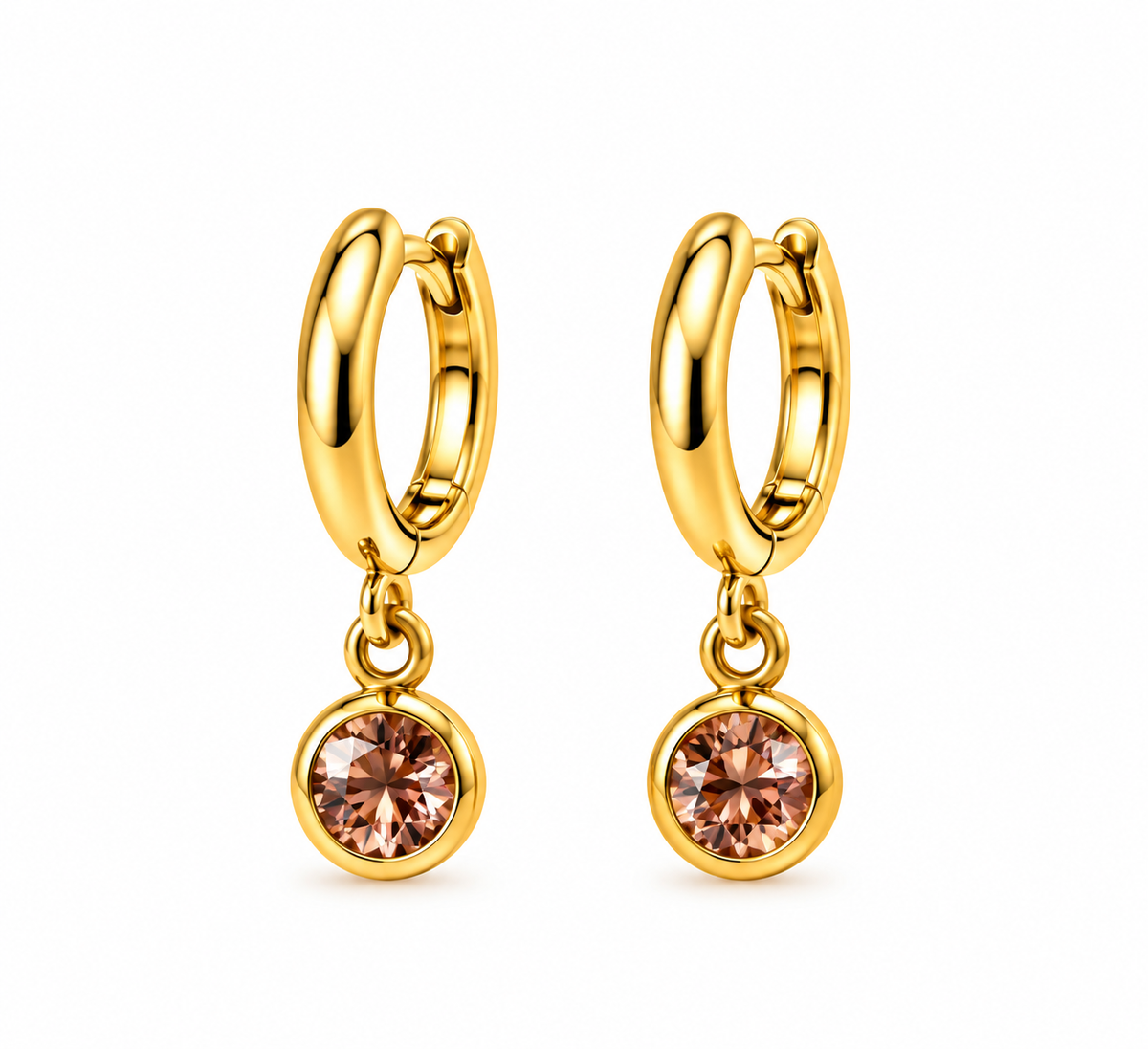 ORECCHINI MINI HOOPS CRYSTAL