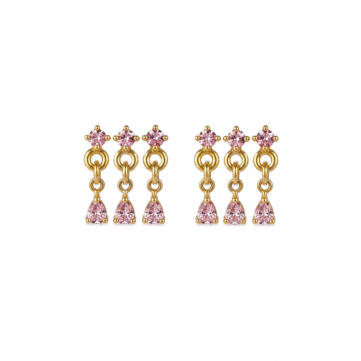 ORECCHINI TRIO CRYSTAL