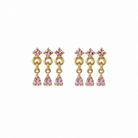 ORECCHINI TRIO CRYSTAL