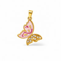 CHARM FARFALLA PINK