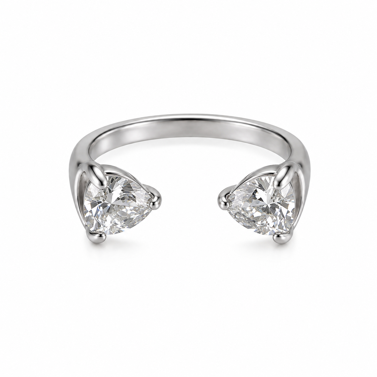ANELLO CUORE DOPPIO