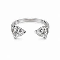 ANELLO CUORE DOPPIO