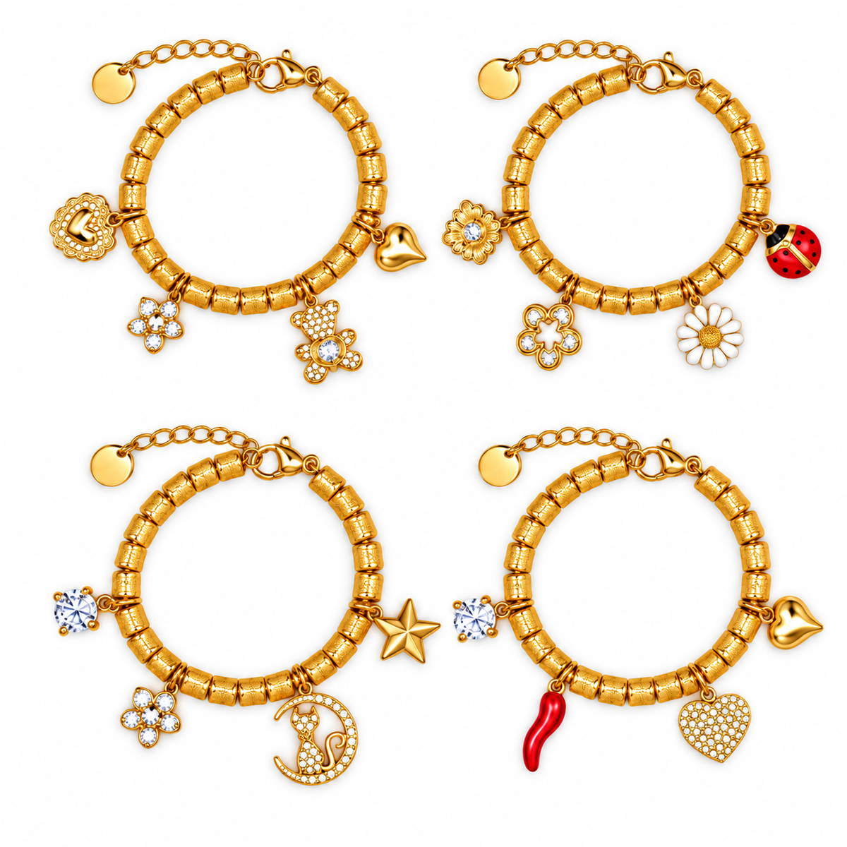 BRACCIALE LUCKY CHARMS