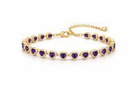 BRACCIALE LOVELY HEART AMETISTA
