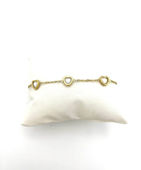 OMAGGIO BRACCIALE CUORI GOLD