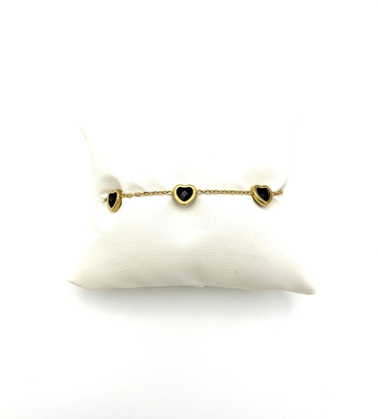 OMAGGIO BRACCIALE CUORI GOLD