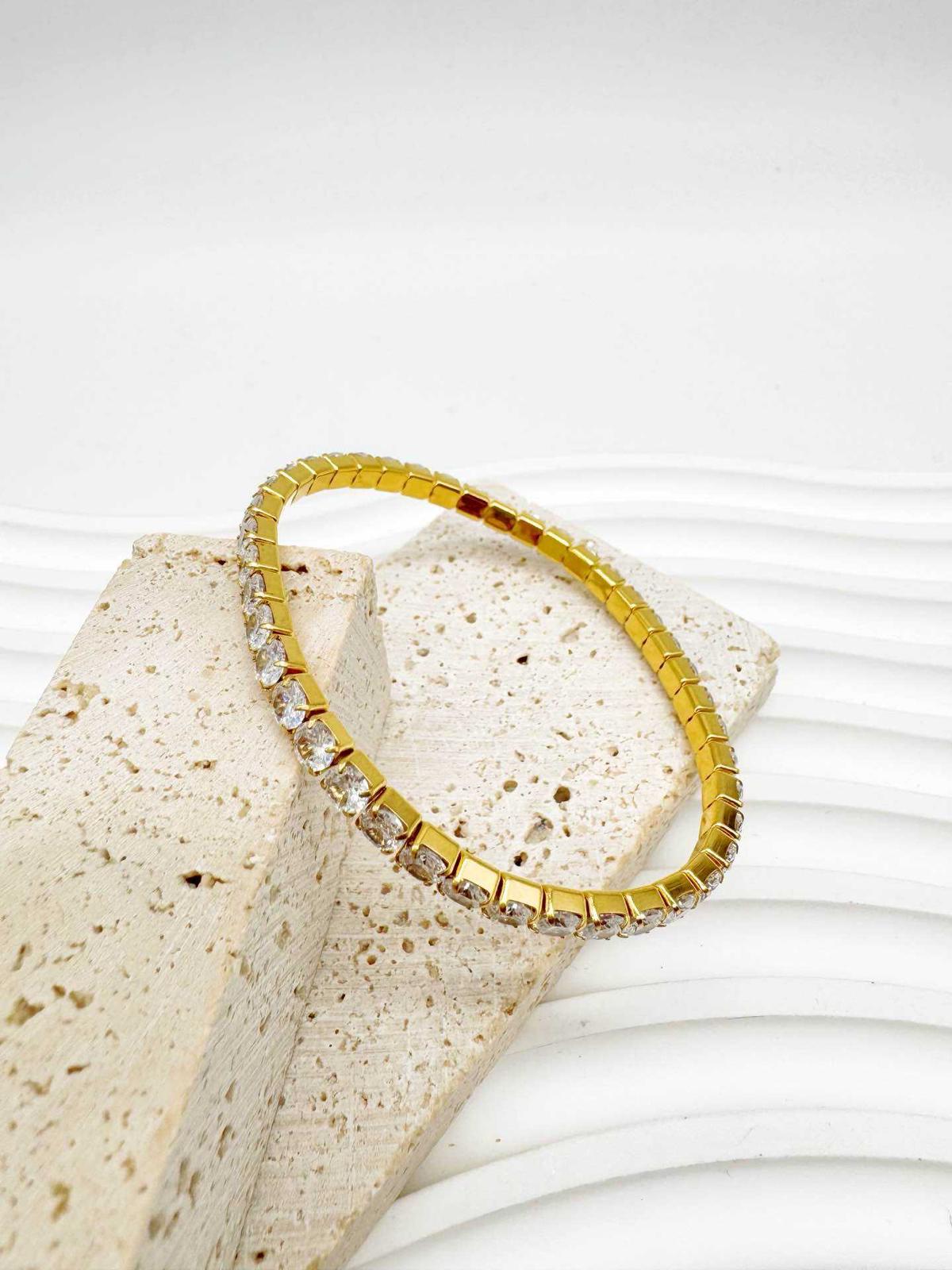 BRACCIALE TENNIS COLOR 4MM