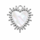 CHARM CUORE CONCHIGLIA