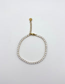 BRACCIALE TENNIS CRYSTALIA ORO