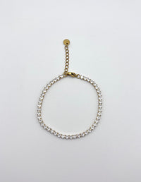BRACCIALE TENNIS CRYSTALIA ORO