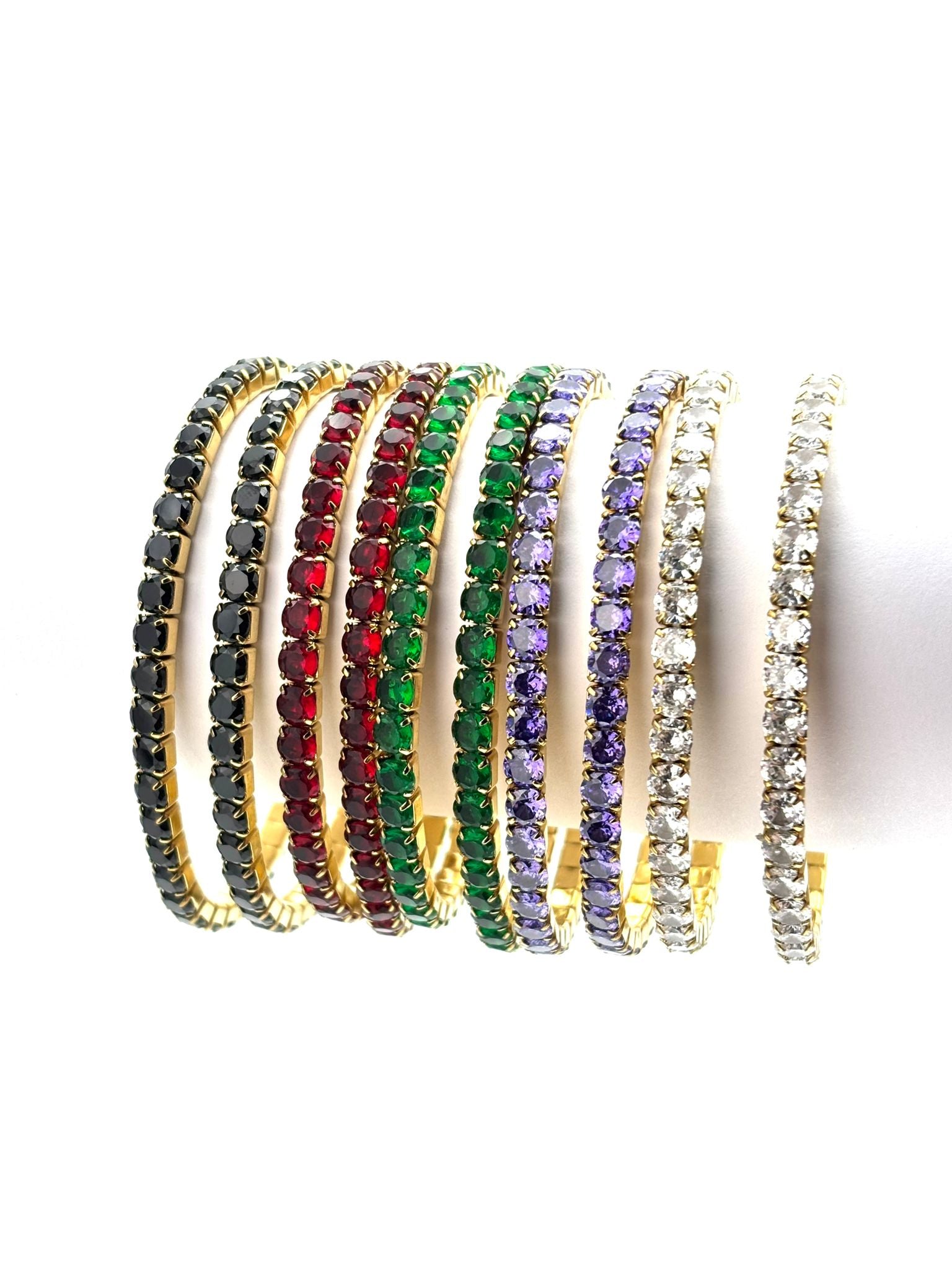 BRACCIALE TENNIS COLOR 4MM