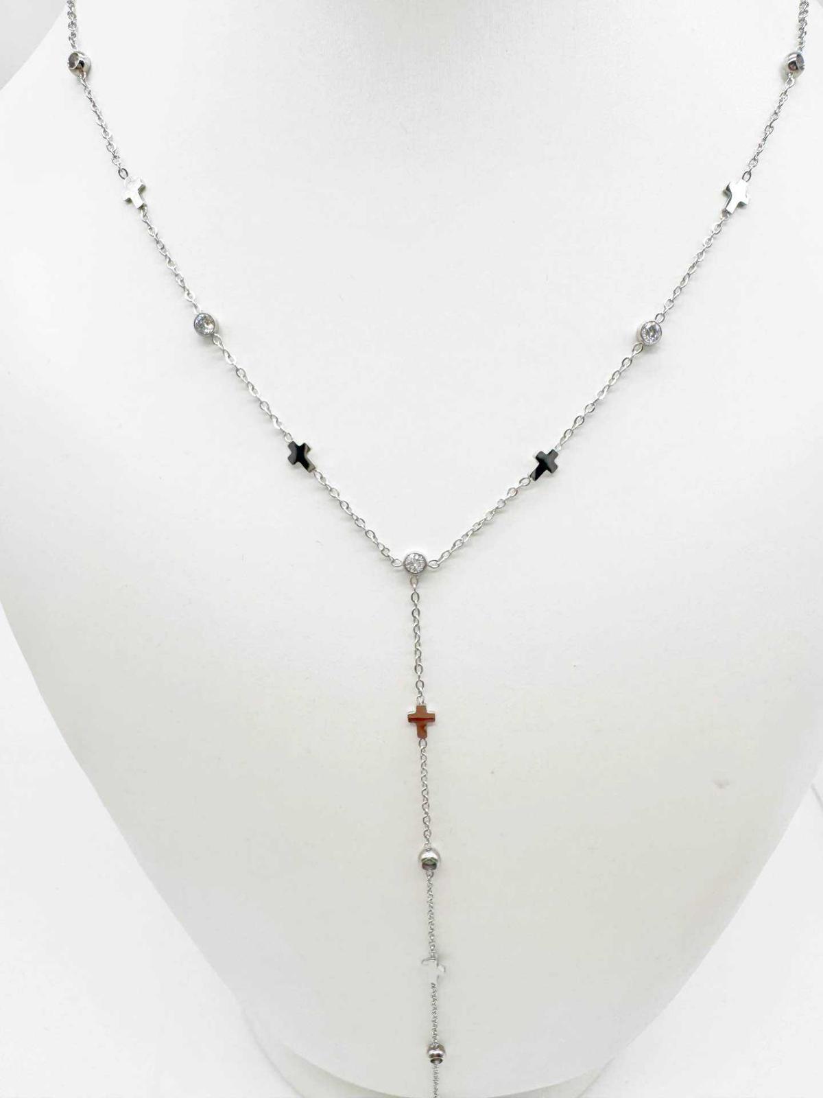 COLLANA ROSARIO SILVER