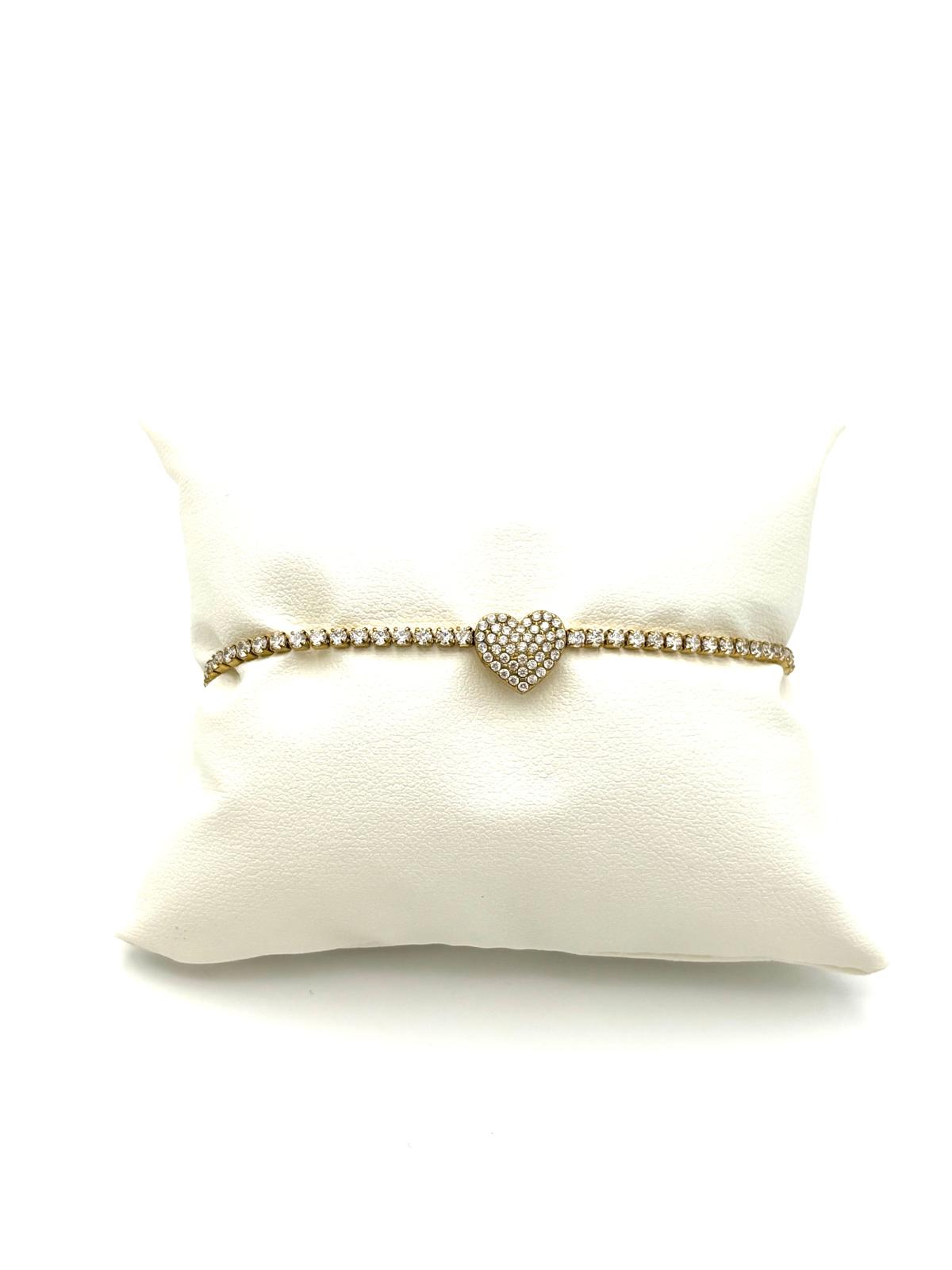 BRACCIALE TENNIS CUORE