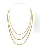 COLLANA SNAKE TRIPLA