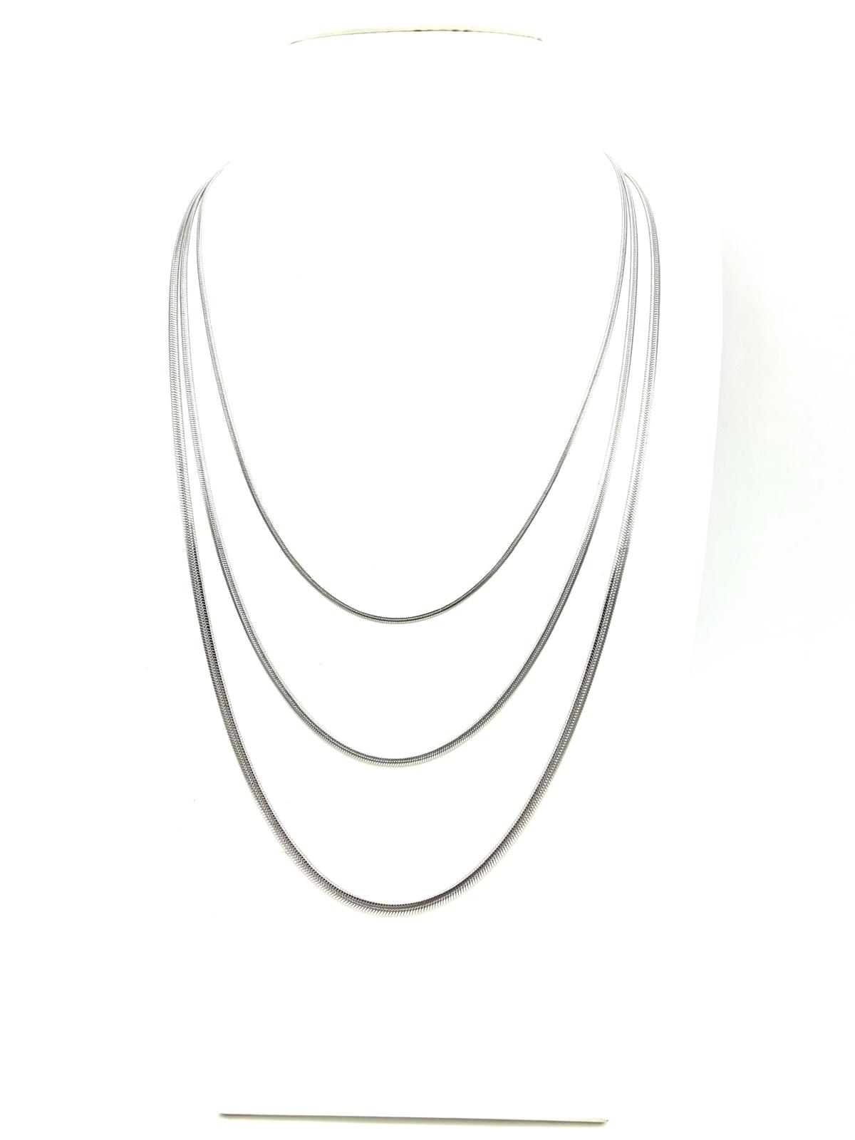 COLLANA SNAKE TRIPLA