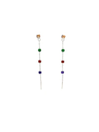 ORECCHINI SALISCENDI LUCE 4MM