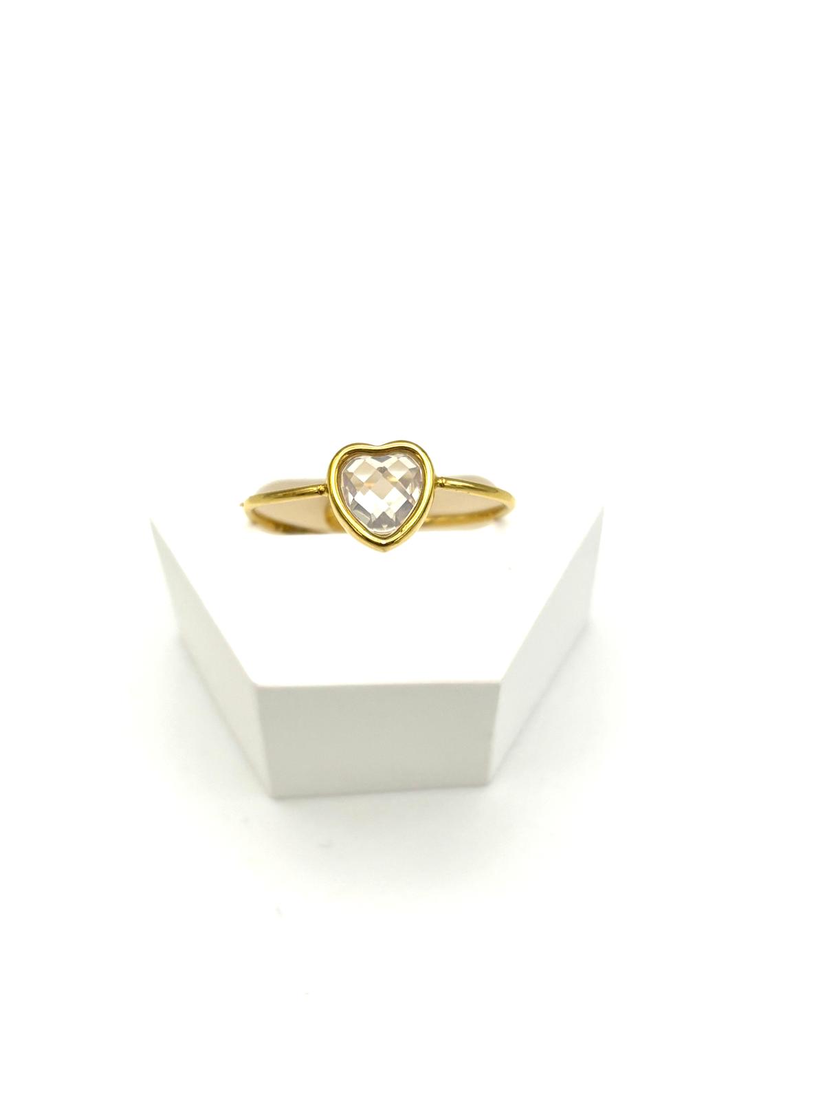 OMAGGIO ANELLO CUORE GOLD