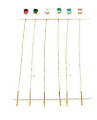 SET ORECCHINI SALISCENDI COLOR