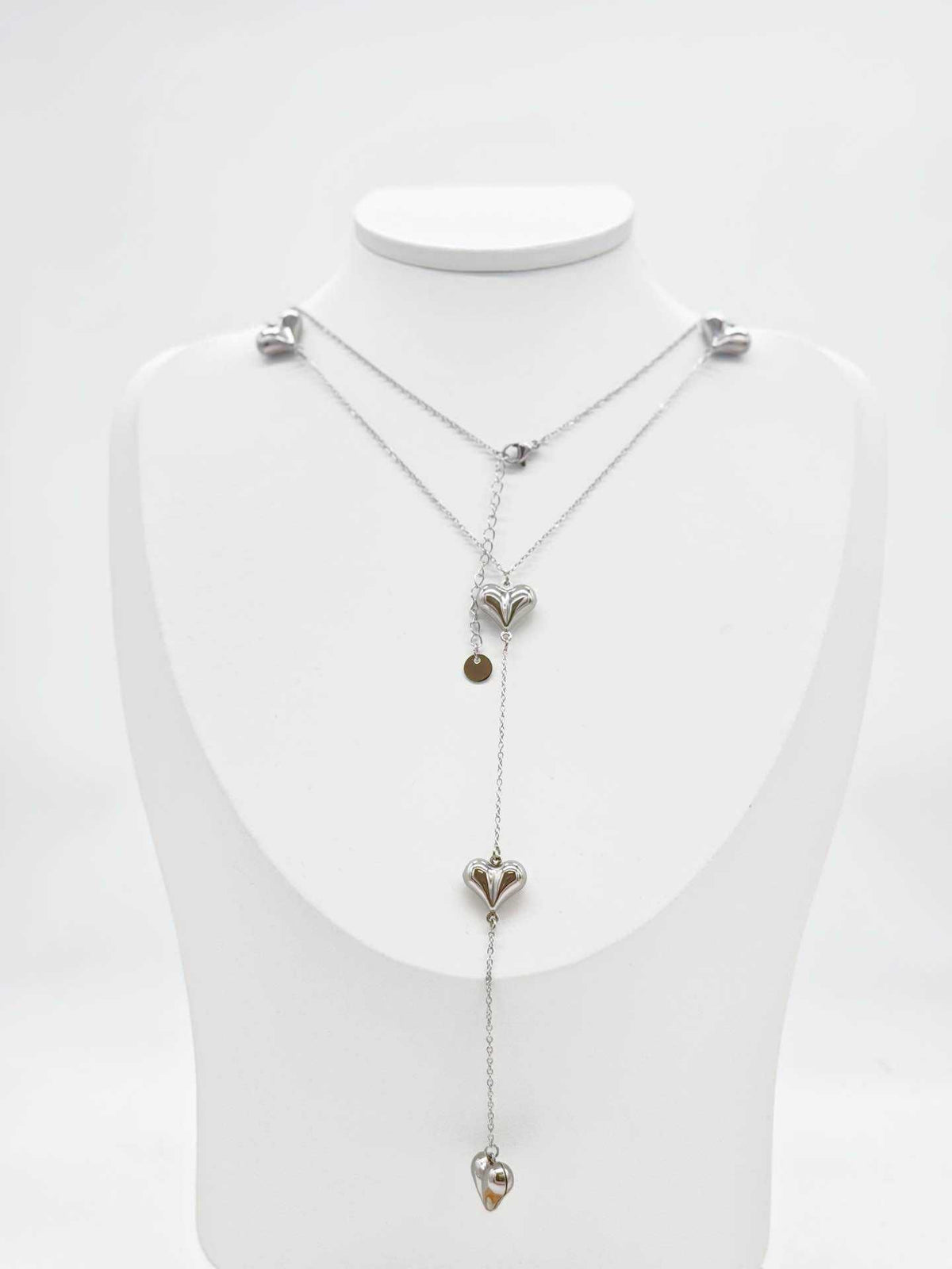 COLLANA CASCATA DI CUORI