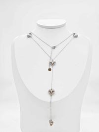 COLLANA CASCATA DI CUORI