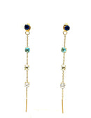 ORECCHINI SALISCENDI LUCE 4MM