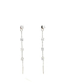 ORECCHINI SALISCENDI LUCE 4MM