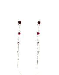 ORECCHINI SALISCENDI LUCE 4MM