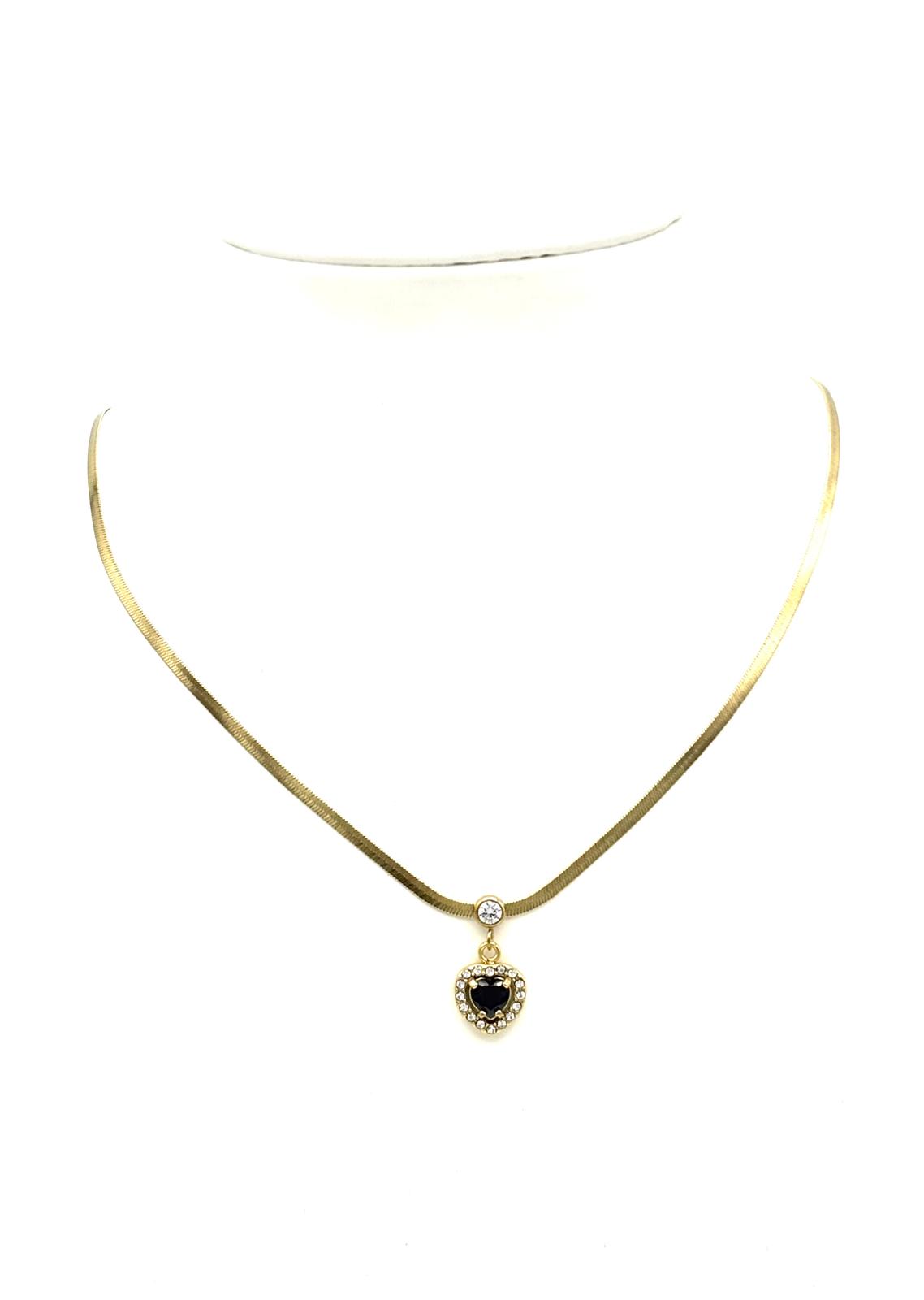 COLLANA SNAKE CUORE DI LUCE