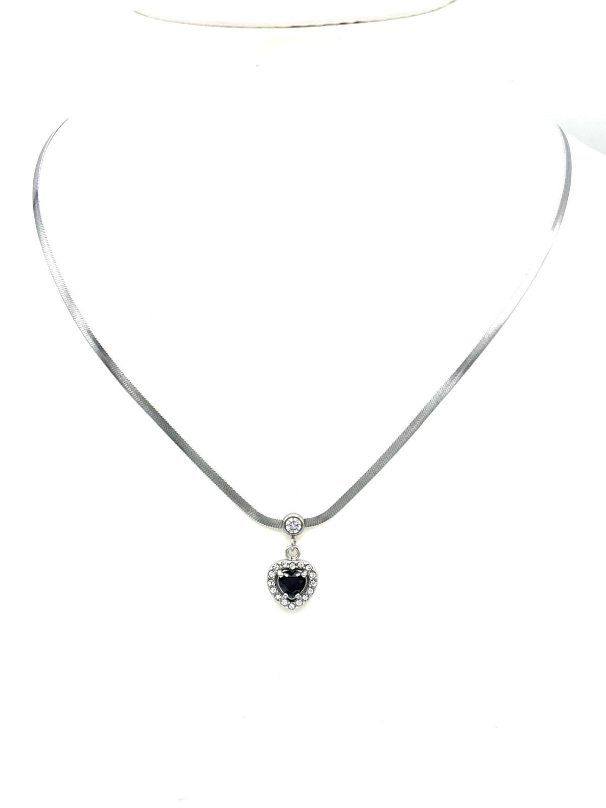 COLLANA SNAKE CUORE DI LUCE