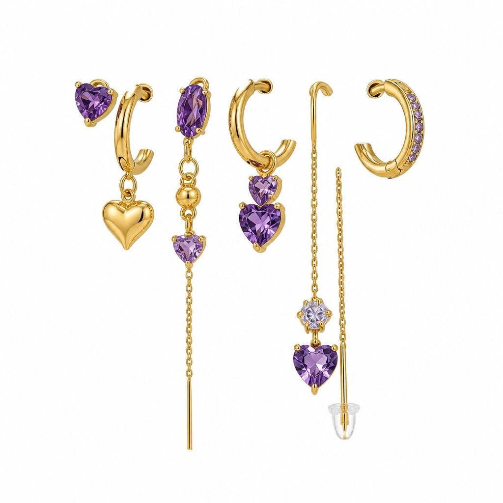 Lilla/gold