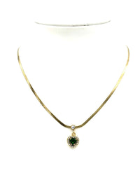 COLLANA SNAKE CUORE DI LUCE