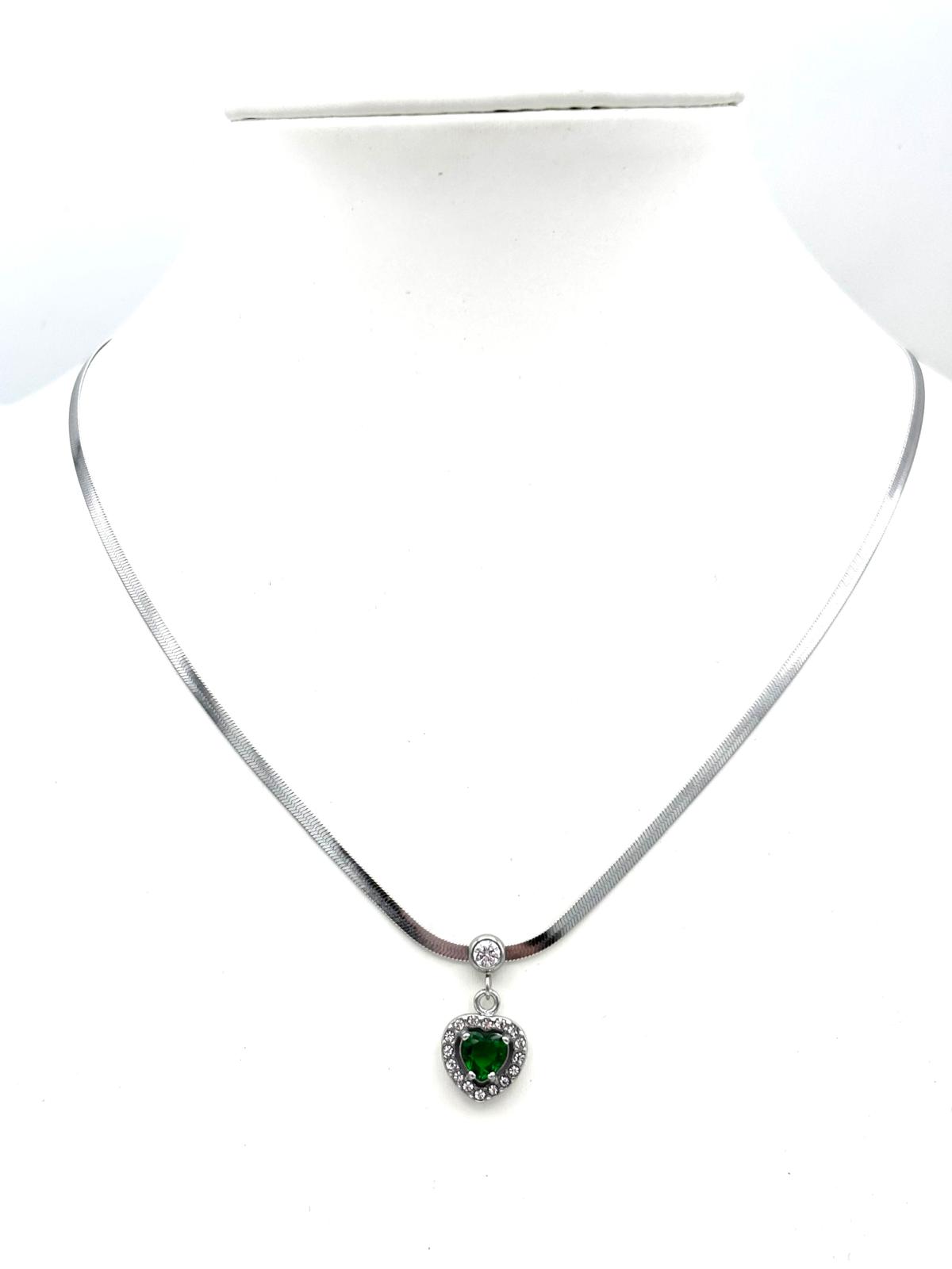 COLLANA SNAKE CUORE DI LUCE