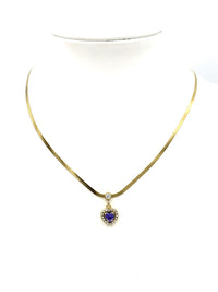 COLLANA SNAKE CUORE DI LUCE