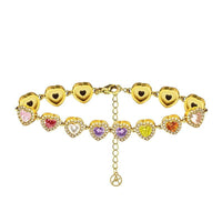 BRACCIALE LOVELY HEARTS MULTICOLOR