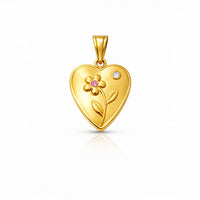 CHARM CUORE CON MARGHERITA