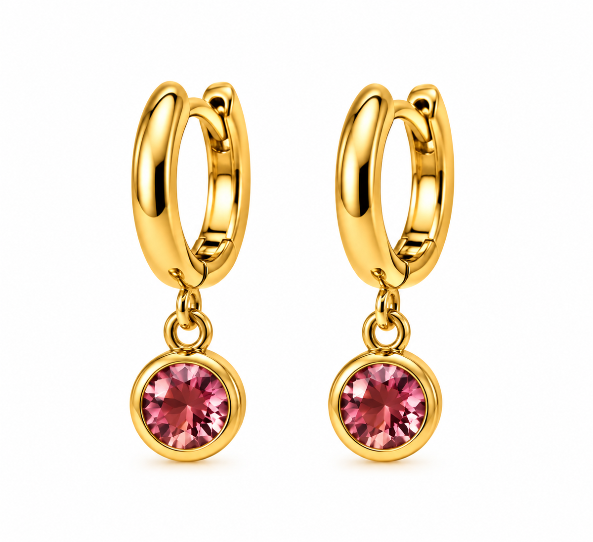 ORECCHINI MINI HOOPS CRYSTAL